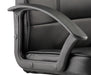 Blitz Cantilever Black Chair Black Soft Bonded Leather With Arms