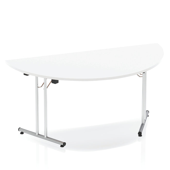 Impulse 1600 Folding Semicircle Table White