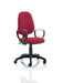 Eclipse Plus II lever Task Operator Chair Wine With Loop Arms
