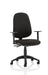 Eclipse Plus XL Lever Task Operator Chair Black With Height Adjustable Arms