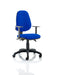 Eclipse Plus III Lever Task Operator Chair Blue With Height Adjustable Arms