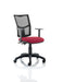 Eclipse Plus II Lever Task Operator Chair Mesh Back With Wine Seat With Height Adjustable Arms