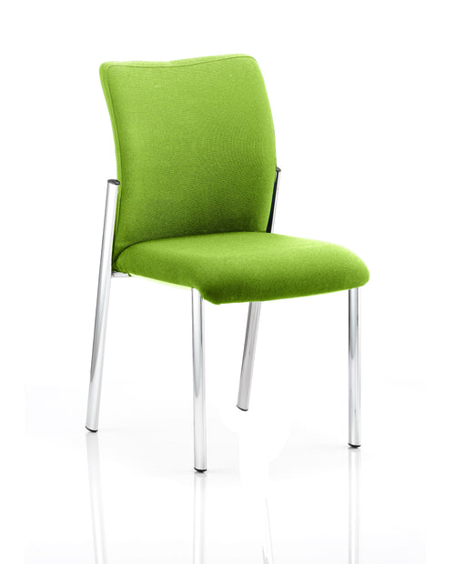 Academy Bespoke Colour Fabric Back With Bespoke Colour Seat Without Arms Myrrh Green
