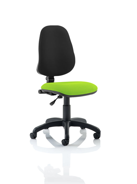 Eclipse Plus I Lever Task Operator Chair Bespoke Colour Seat myrrh Green
