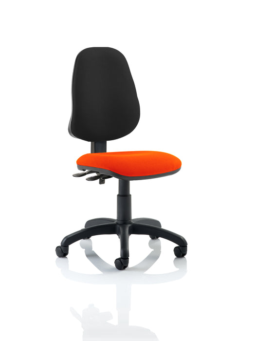 Eclipse Plus II Lever Task Operator Chair Bespoke Colour Seat Tabasco Red