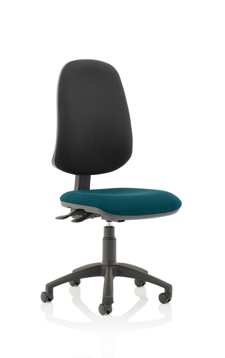 Eclipse Plus XL Lever Task Operator Chair Bespoke Colour Seat Maringa Teal