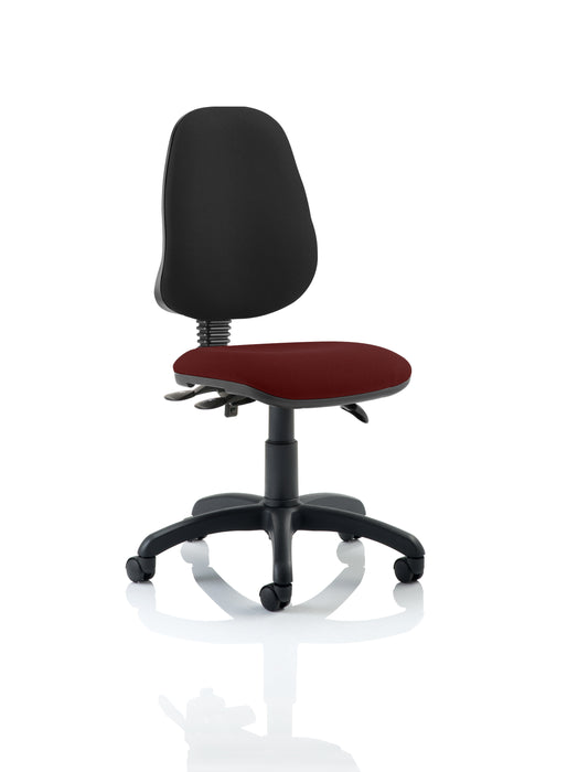 Eclipse Plus III Lever Task Operator Chair Bespoke Colour Seat ginseng Chilli