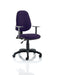 Eclipse Plus I Lever Task Operator Chair Bespoke With Height Adjustable Arms In Tansy Purple