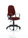 Eclipse Plus I Lever Task Operator Chair Bespoke With Loop Arms In ginseng Chilli