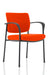 Brunswick Deluxe Black Frame Bespoke Colour Back And Seat Tabasco Red With Arms