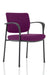 Brunswick Deluxe Black Frame Bespoke Colour Back And Seat Tansy Purple With Arms