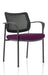 Brunswick Deluxe Mesh Back Black Frame Bespoke Colour Seat Tansy Purple With Arms