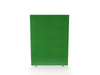Impulse Plus Free Standing Floor Screen Palm Green Fabric Light Grey Edges