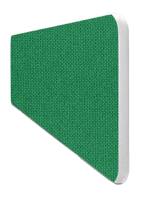Impulse Plus Rectangular Desktop Screen with Rounded Corners Palm Green Fabric