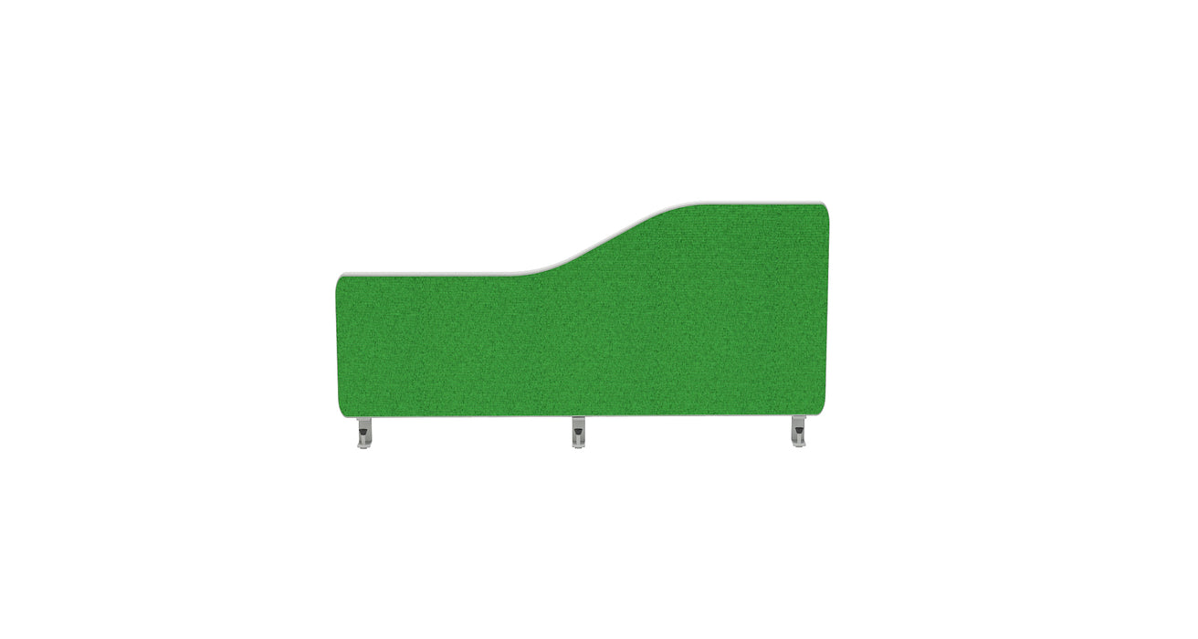 Impulse Plus Wave Desktop Screen with Rounded Corners Palm Green Fabric