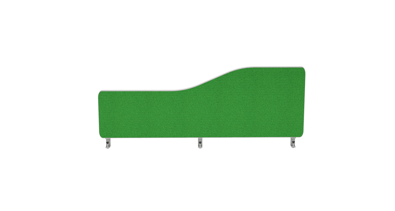 Impulse Plus Wave Desktop Screen with Rounded Corners Palm Green Fabric