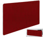 Impulse Plus Rectangular Backdrop Screen with Rounded Corners Burgundy Fabric