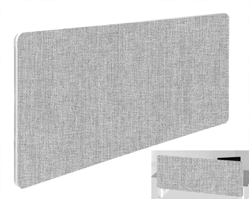 Impulse Plus Rectangular Backdrop Screen with Rounded Corners Light Grey Fabric