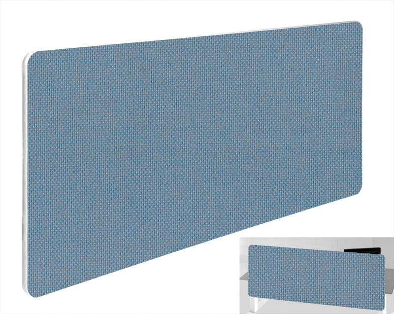 Impulse Plus Rectangular Backdrop Screen with Rounded Corners Sky Blue Fabric