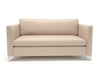 Roselle 157cm Wide Sofa Taupe Faux Leather